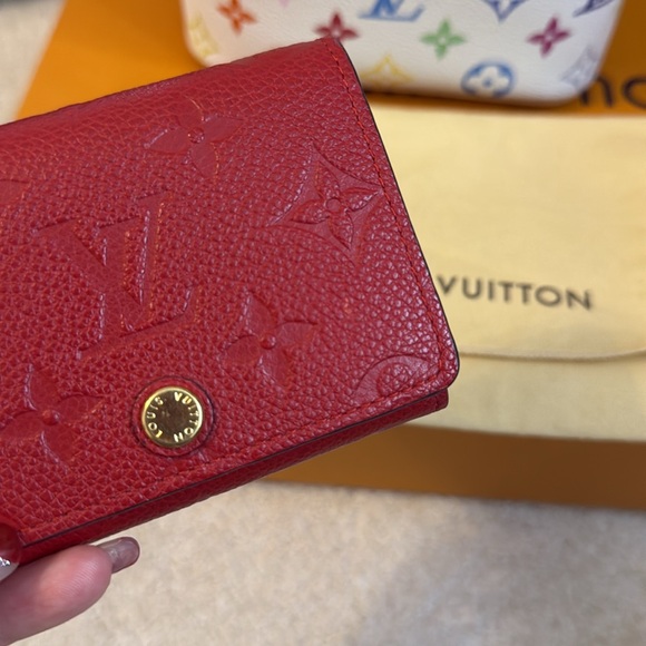 Louis Vuitton Business Card Holder in Cherry M58457 - Picture 2 of 14